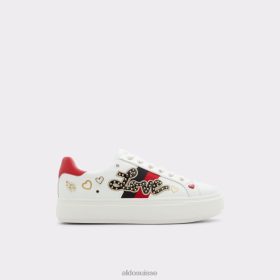 Aldo Baskets basses Lovealways blanches à semelle coupe 60B00Z9342 Aldo Switzerland