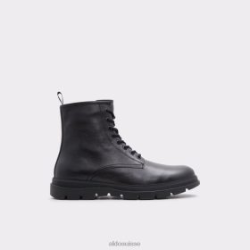 Aldo Botte à lacets Graveldiver lisse en cuir noir tendance 60B00Z10868 Aldo Suisse