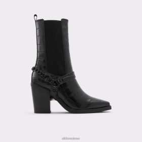 Aldo Bottines occidentales campera noires à la mode, talon bloc 60B00Z9704 Aldo Suisse
