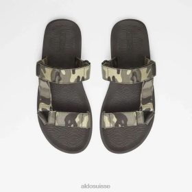 Aldo Keylar – sandales plates et décontractées pour hommes, à la mode, ouvertes, noires 60B00Z5606 Aldo Suisse