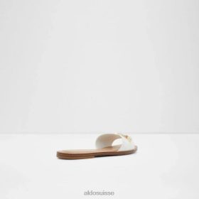 Aldo Magda Sandale à enfiler à bout carré pour femme - Mode autre-blanc 60B00Z5791 Aldo Shoes