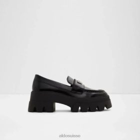 Aldo Mocassins Penny à semelle crantée pour femmes Grandwalk de mode noire 60B00Z5924 Aldo Suisse