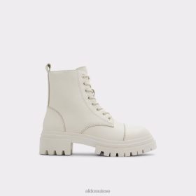 Aldo Mode blanc nouveauté bottes de combat bigmark semelle à crampons 60B00Z3343 Aldo Shoes