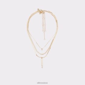 Aldo Mode nouveauté collier hiderstone or-clair multi 60B00Z3934 Aldo Shoes