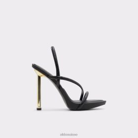 Aldo Mode nouveauté dorah fronde dos sandale à talons noir 60B00Z9473 Aldo Suisse