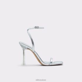 Aldo Nouveauté vivanti bride à la cheville sandale à talons mode argent 60B00Z9226 Aldo Shoes
