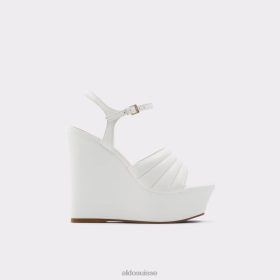 Aldo Sandale à talons compensés blanche fashion Parri 60B00Z9598 Aldo Shoes