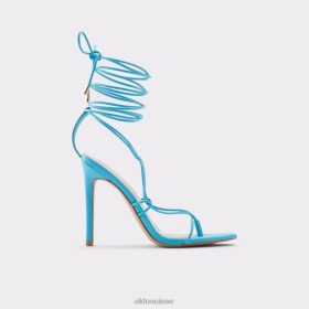 Aldo Sandale à talons et brides Glaosa bleue, talon aiguille, mode 60B00Z9520 Aldo Shoes