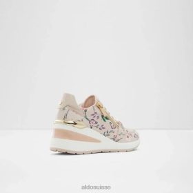 Aldo adwiwiah sneaker compensée à lacets pour femme rose clair mode 60B00Z5704 Aldo Shoes