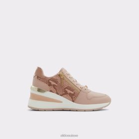 Aldo adwiwiax sneaker compensée talon compensé mode rose 60B00Z3442 Aldo Shoes