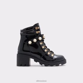 Aldo afirasean bottes de combat semelle crantée mode noir 60B00Z3332 Aldo Suisse