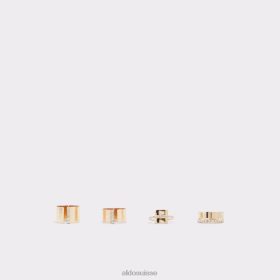 Aldo bague catta multi-mode dorée et transparente 60B00Z10211 Aldo Suisse