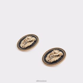 Aldo boucles d'oreilles bouton wigolla dernière chance noir-or multi mode 60B00Z10242 Aldo Switzerland