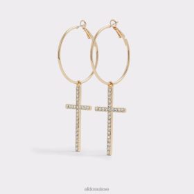 Aldo boucles d'oreilles créoles anedeb multi dernière chance dorées et transparentes mode 60B00Z10252 Aldo Shoes