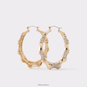 Aldo boucles d'oreilles farndon de la dernière chance multi mode dorées et transparentes 60B00Z4332 Aldo Switzerland