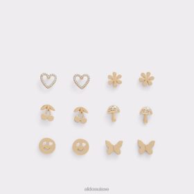 Aldo boucles d'oreilles manantariel multi dernière chance dorées et transparentes mode 60B00Z3989 Aldo Suisse