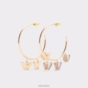 Aldo boucles d'oreilles mode dernière chance kendra doré-transparent multi 60B00Z4345 Aldo Shoes