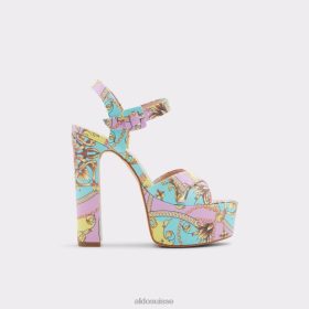 Aldo camelia bride cheville sandale à talon plateforme multicolore fashion 60B00Z9283 Aldo Shoes