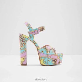 Aldo camelia sandale à talon pour femme avec bride cheville mode multicolore 60B00Z5121 Aldo Switzerland