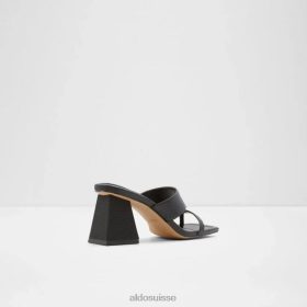 Aldo coasa sandale bloc bout carré pour femme noir mode 60B00Z5790 Aldo Switzerland
