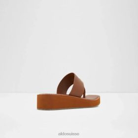 Aldo cognac fashion aminny tongs sandales de plage pour femmes 60B00Z5083 Aldo Shoes