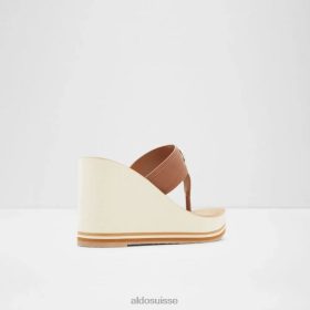 Aldo cognac fashion macarenia sandale compensée femme 60B00Z6035 Aldo Suisse