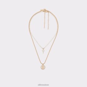 Aldo collier eowoldan multi-mode doré et transparent 60B00Z4086 Aldo Switzerland