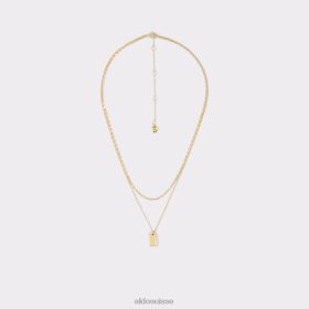 Aldo collier multi eroetram à la mode doré et transparent 60B00Z4154 Aldo Suisse