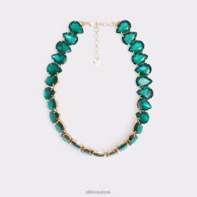 Aldo collier queenjewel mode vert foncé 60B00Z10354 Aldo Shoes