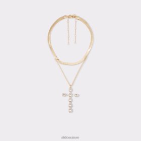 Aldo collier superposé fashion wykin doré-transparent multi 60B00Z4302 Aldo Switzerland