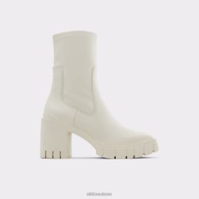 Aldo en haut de la scène chaussette botte semelle crantée mode blanc 60B00Z3379 Aldo Shoes