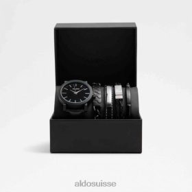 Aldo ensemble montre et bracelet Chearien noir à la mode 60B00Z2714 Aldo Suisse