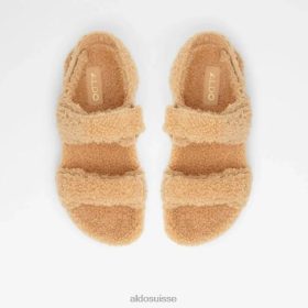 Aldo fashion cloud sandale plate deux pièces pour femmes beige 60B00Z5867 Aldo Suisse