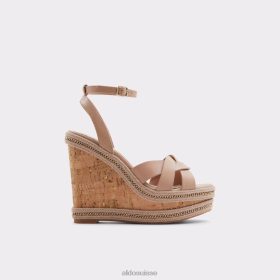 Aldo fashion droyers sandale compensée talon compensé beige clair 60B00Z9489 Aldo Switzerland