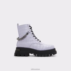 Aldo grandeur bottes de combat semelle crantée violet mode 60B00Z9401 Aldo Suisse