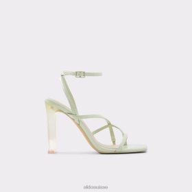 Aldo hainiel sandale à talons à lanières semelle cuvette vert vif mode 60B00Z9641 Aldo Suisse
