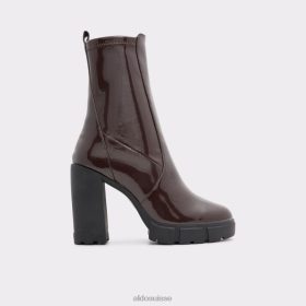 Aldo ilanna bottine semelle crantée marron foncé mode 60B00Z3329 Aldo Suisse