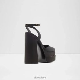 Aldo kersaudy chaussure à talon pour femme avec bride à la cheville noir mode 60B00Z5152 Aldo Shoes