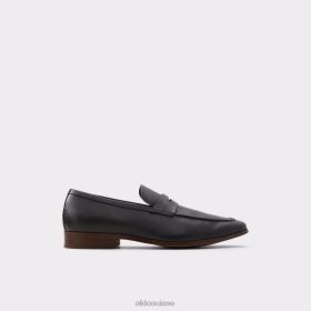 Aldo kooperflex mocassin fashion cuir noir embossé 60B00Z4546 Aldo Shoes