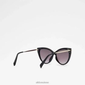Aldo larendawan accessoires femme lunettes de soleil mode noir/or multi 60B00Z6190 Aldo Shoes