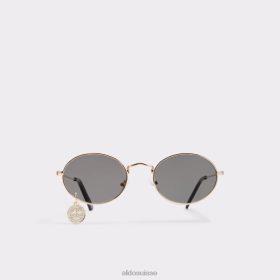 Aldo lunettes de soleil manenalden dorées 60B00Z4327 Aldo Shoes