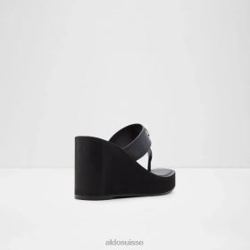Aldo macarenia tong femme sandale compensée de plage mode noir 60B00Z5073 Aldo Switzerland