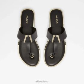 Aldo malibu tong plate sandale femme mode noir 60B00Z5091 Aldo Switzerland