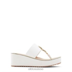 Aldo mode autres sandales à barre en T à bout blanc 60B00Z11740 Aldo Shoes