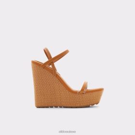 Aldo mode bodish sandale compensée talon compensé beige foncé 60B00Z9633 Aldo Switzerland