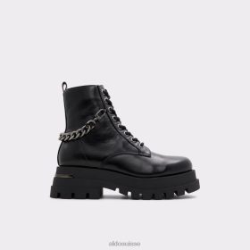 Aldo mode bottes de combat grandeur noire semelle crantée 60B00Z3338 Aldo Suisse