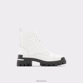 Aldo mode courtepointe lisse en cuir blanc 60B00Z9696 Aldo Switzerland