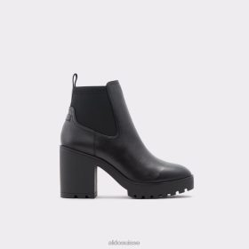 Aldo mode cuir noir lisse chetta chelsea botte semelle crantée 60B00Z9384 Aldo Switzerland