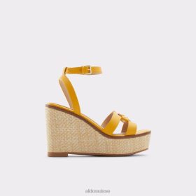 Aldo mode jaune onan sandale compensée talon compensé 60B00Z9782 Aldo Suisse