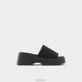 Aldo mule compensée fashion yassu plateforme noire 60B00Z9542 Aldo Suisse